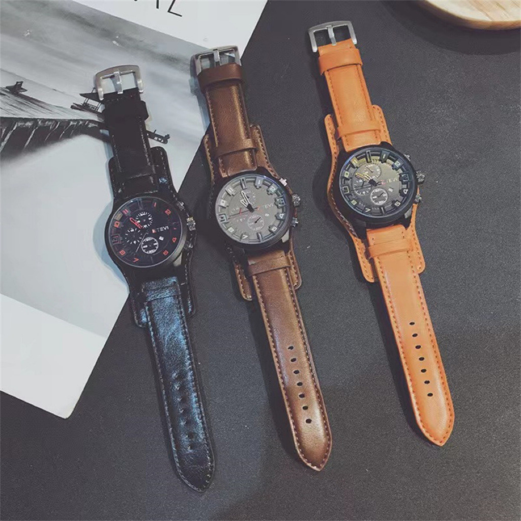 Retro Luxury Men Quartz Watch  - Leather Watch Band Men recensie en prijs