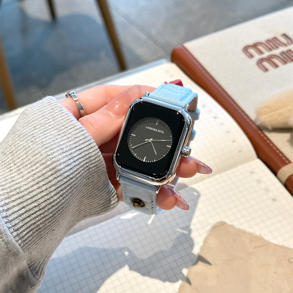 New Stylish Square Watch With  - Canvas Strap Watch recensie en prijs