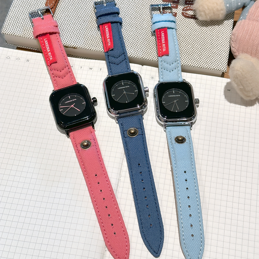 New Stylish Square Watch With  - Canvas Strap Watch recensie en prijs