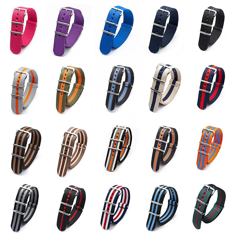 18/20/22/24mm Cambos Stripes S - Nato Strap Nylon recensie en prijs