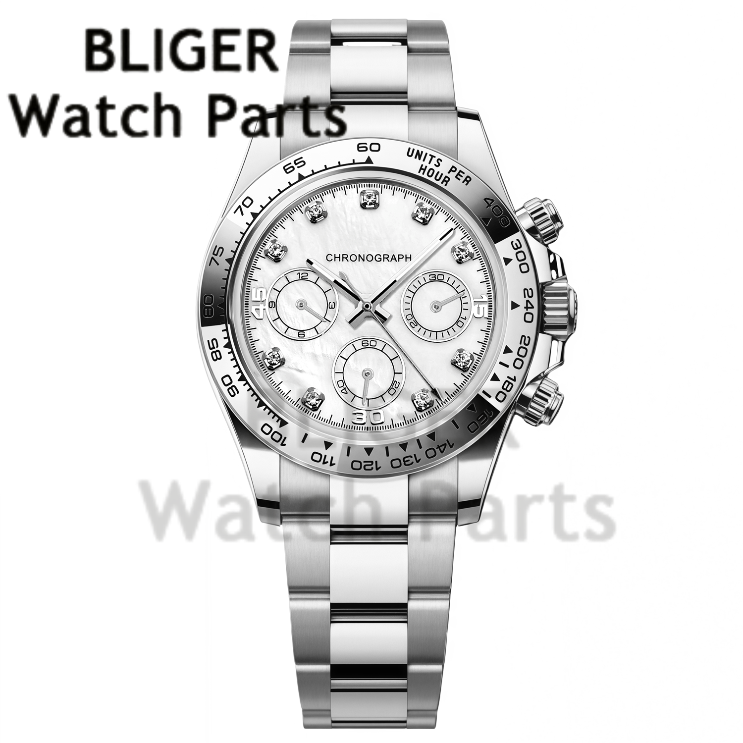 BLIGER 39MM Men's Quartz Chron - Rubber Strap Diver recensie en prijs
