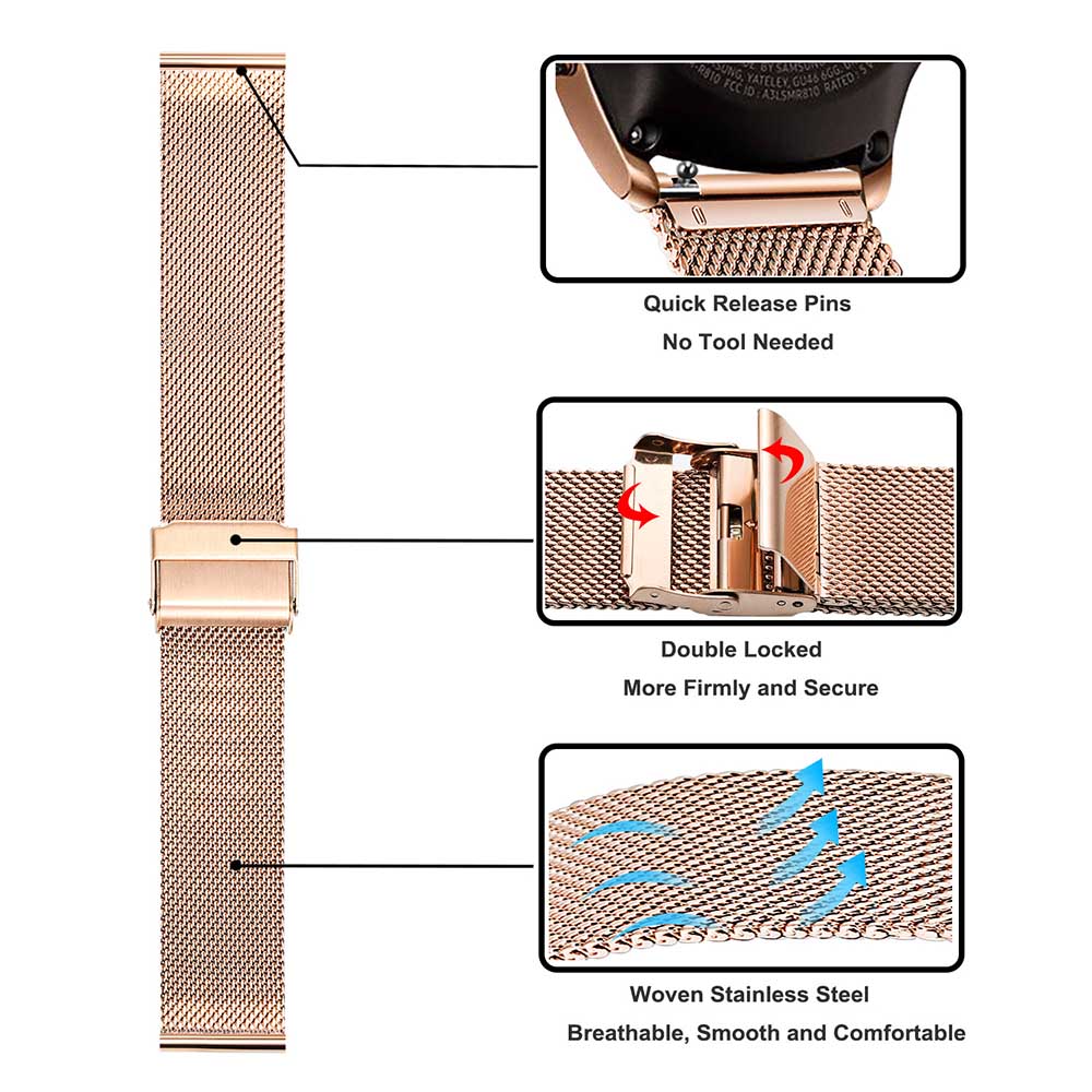 Metal Strap For Samsung Galaxy - Mesh Strap Metal recensie en prijs