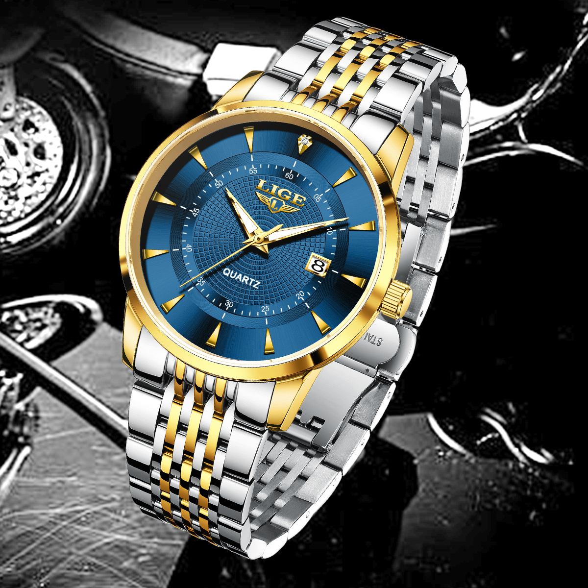LIGE New 2026 Luxury Man Watch - Stainless Bracelet Diver recensie en prijs