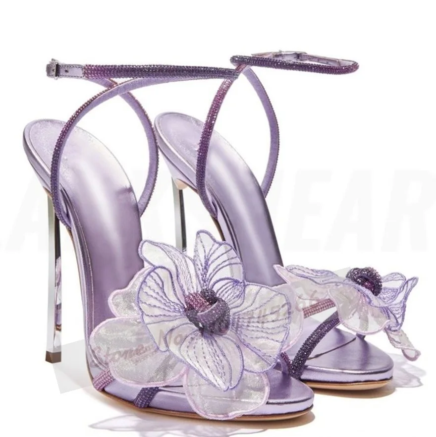 Silver Metal Blade Heel Fairy  - Mesh Strap Metal recensie en prijs