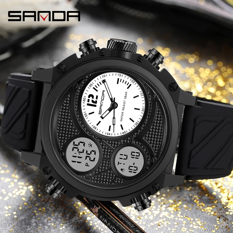 SANDA 3002 Brand Men's Dual Ti - Tropic Strap Vintage recensie en prijs