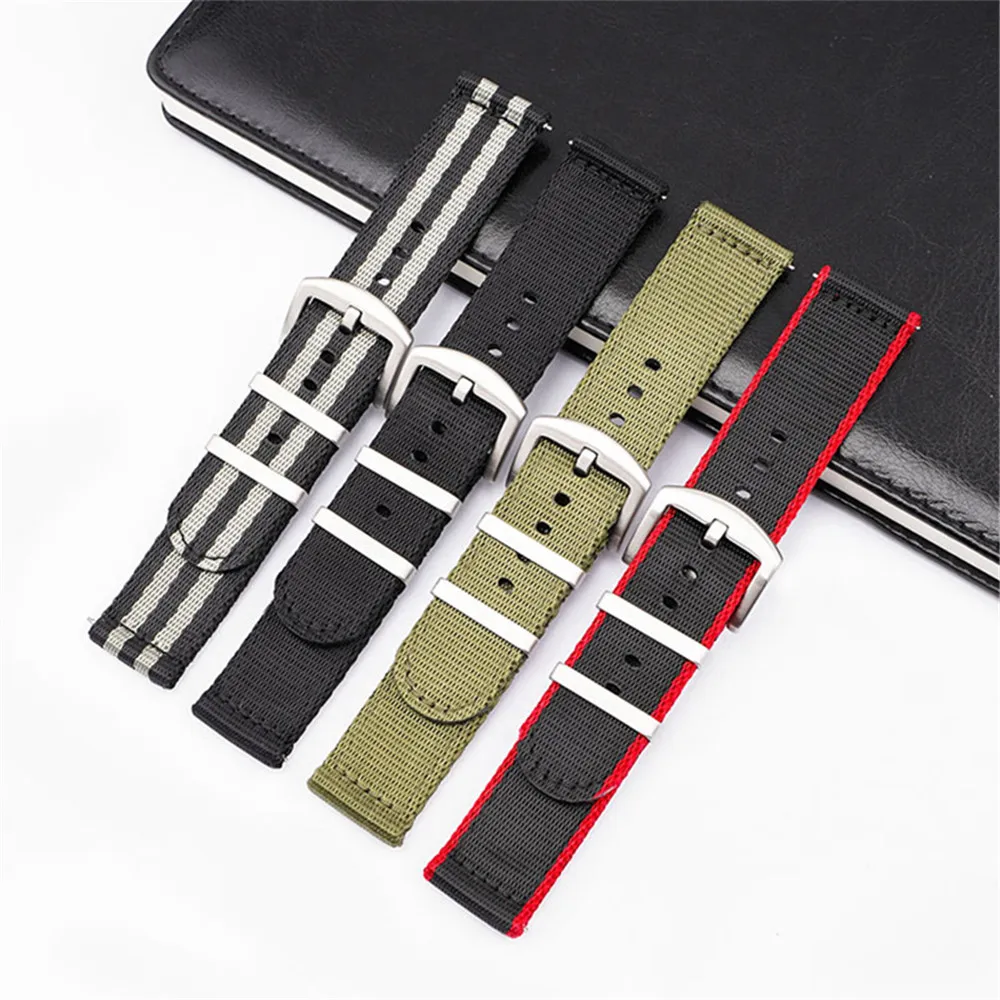 18/20/22/24mm Nylon Strap Men  - Canvas Strap Watch recensie en prijs