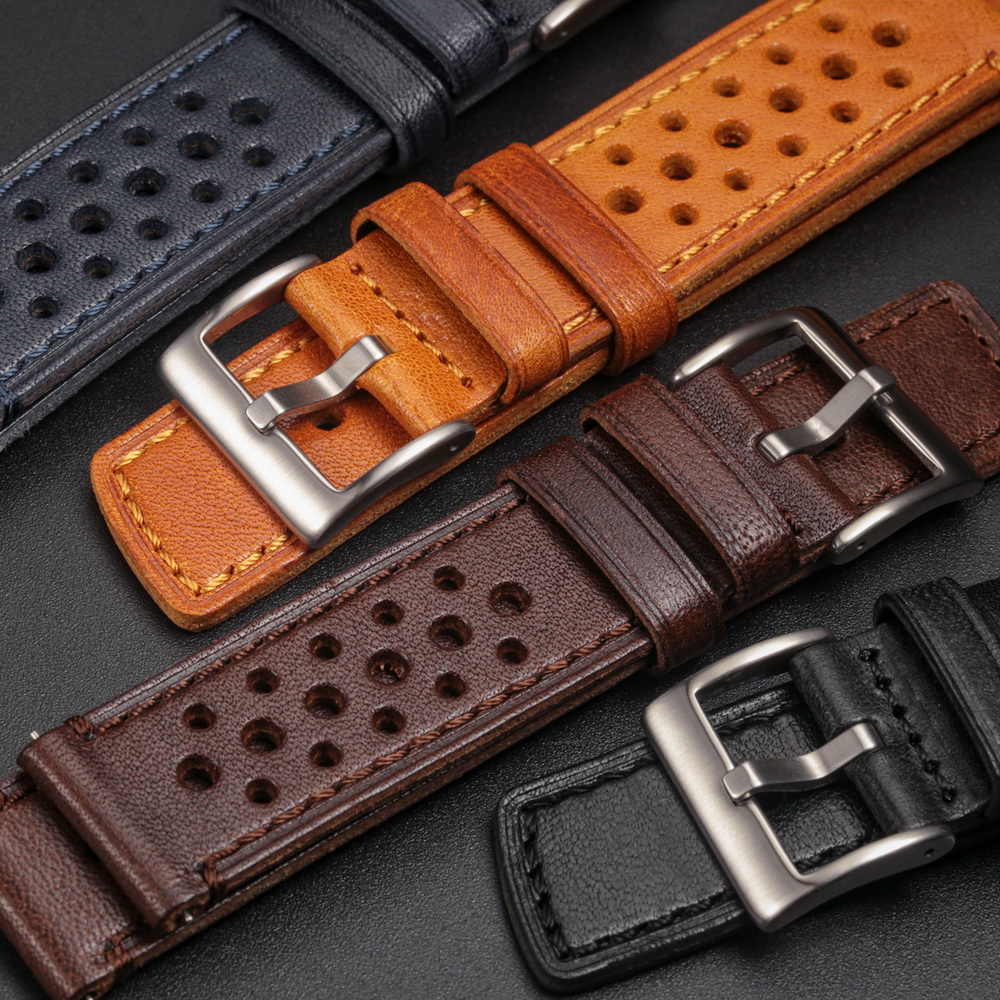 Hemsut Genuine Leather Watch B - Leather Strap Quick Release recensie en prijs