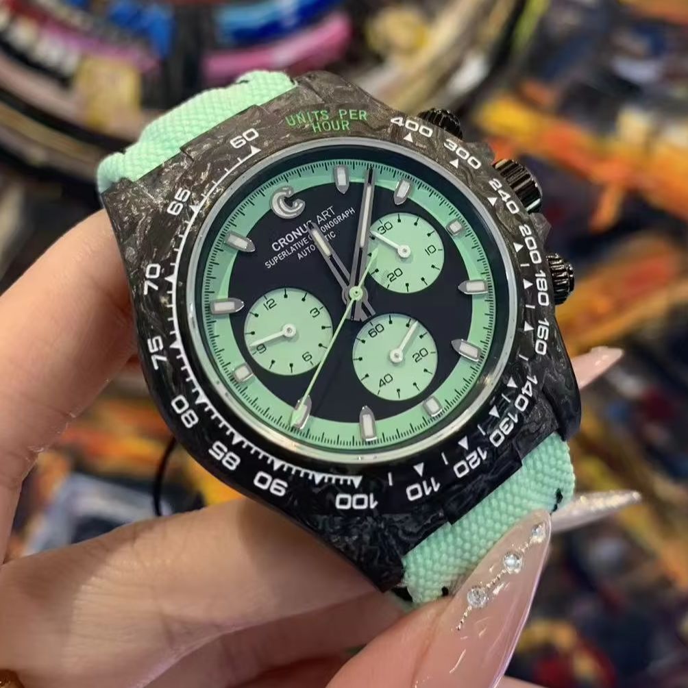 CRONUSART Men Chronograph Watc - Canvas Strap Watch recensie en prijs