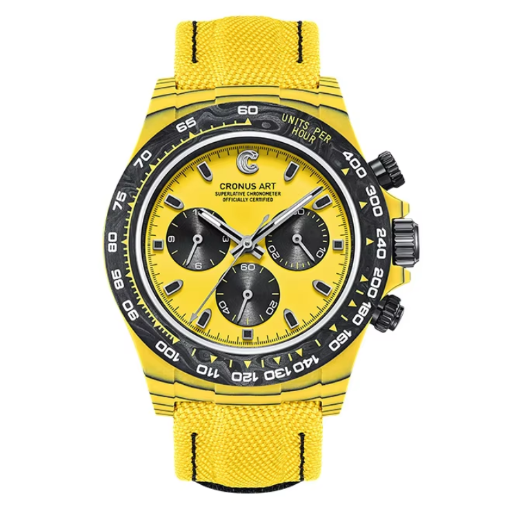 CRONUSART Men Chronograph Watc - Canvas Strap Watch recensie en prijs