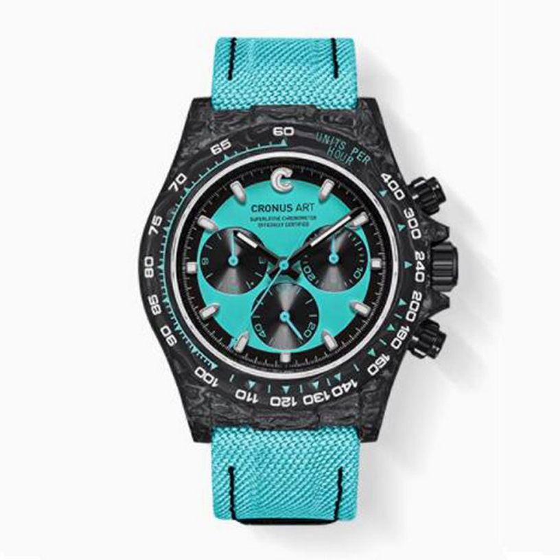 CRONUSART Men Chronograph Watc - Canvas Strap Watch recensie en prijs
