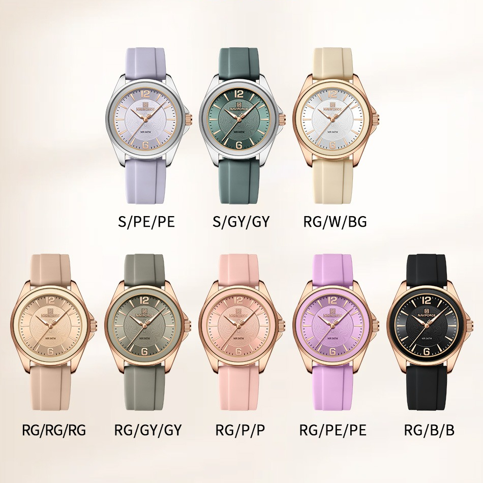 New Style NAVIFORCE Women's Wa - Silicone Band Women recensie en prijs