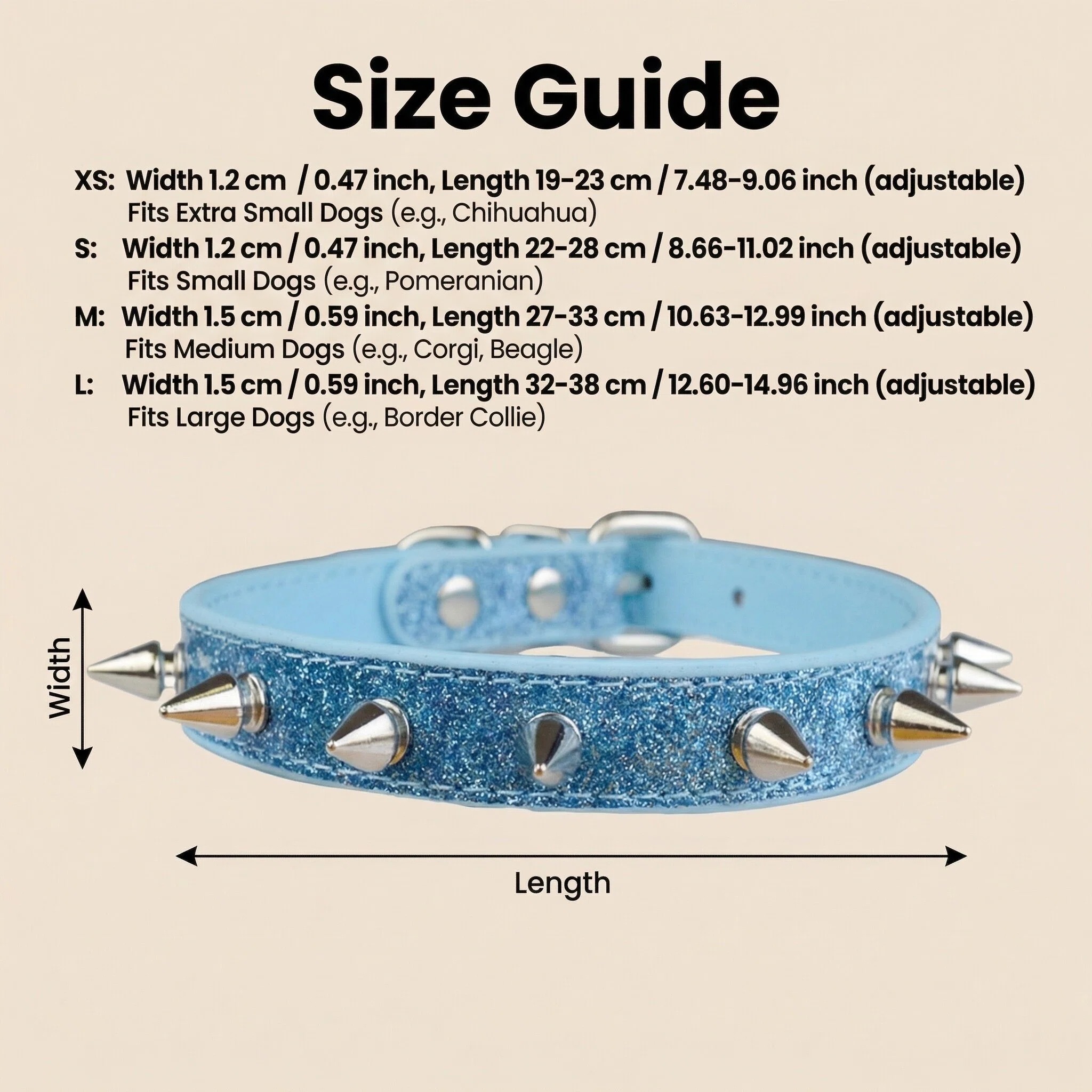 Punk Style Rivet Pet Collar Le - Leather Strap Quick Release recensie en prijs