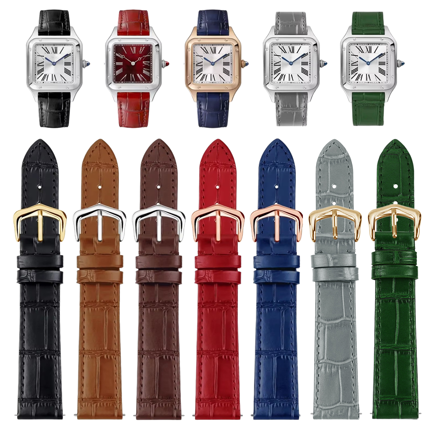 15mm 17mm 18mm 20mm Genuine Le - Leather Strap Quick Release recensie en prijs