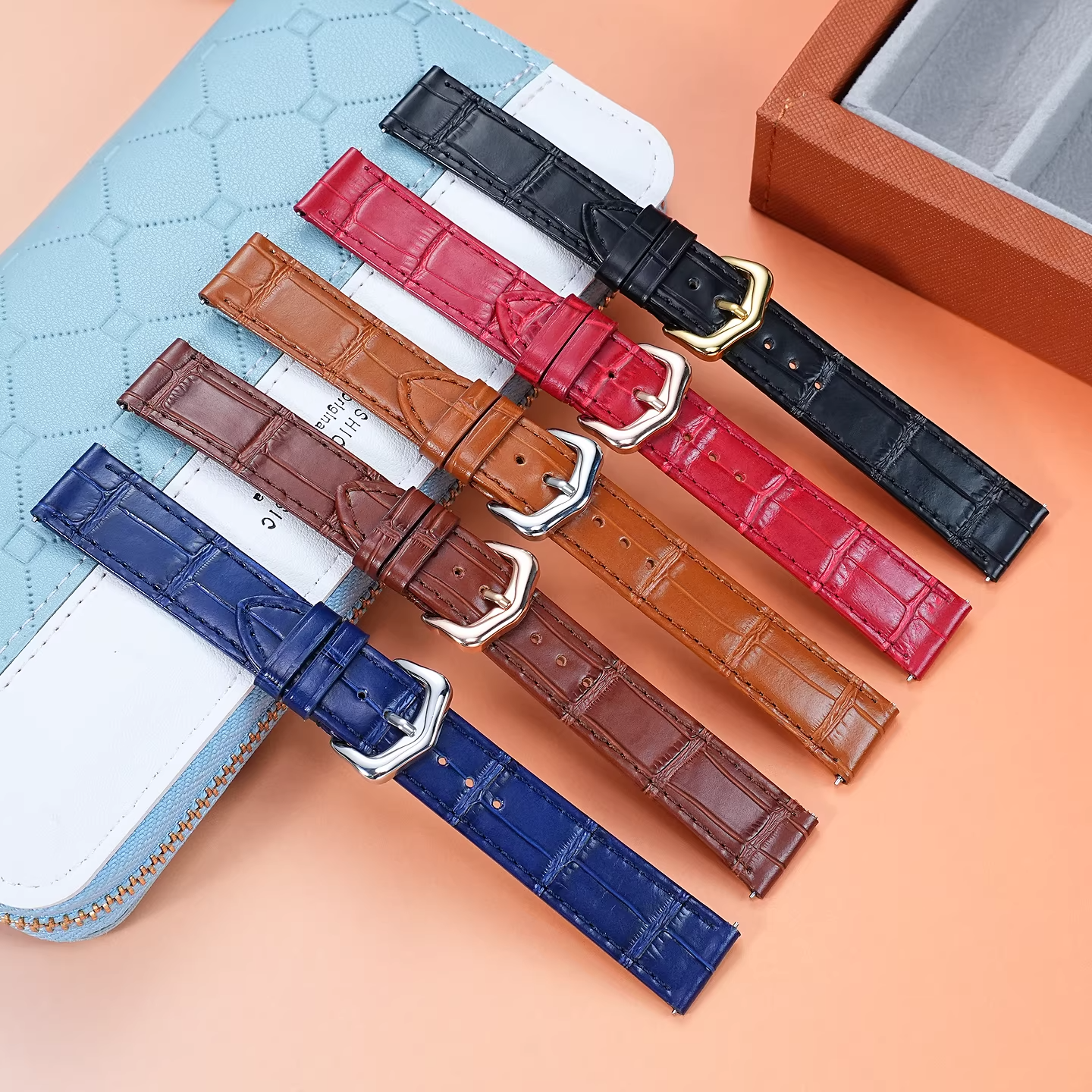 15mm 17mm 18mm 20mm Genuine Le - Leather Strap Quick Release recensie en prijs
