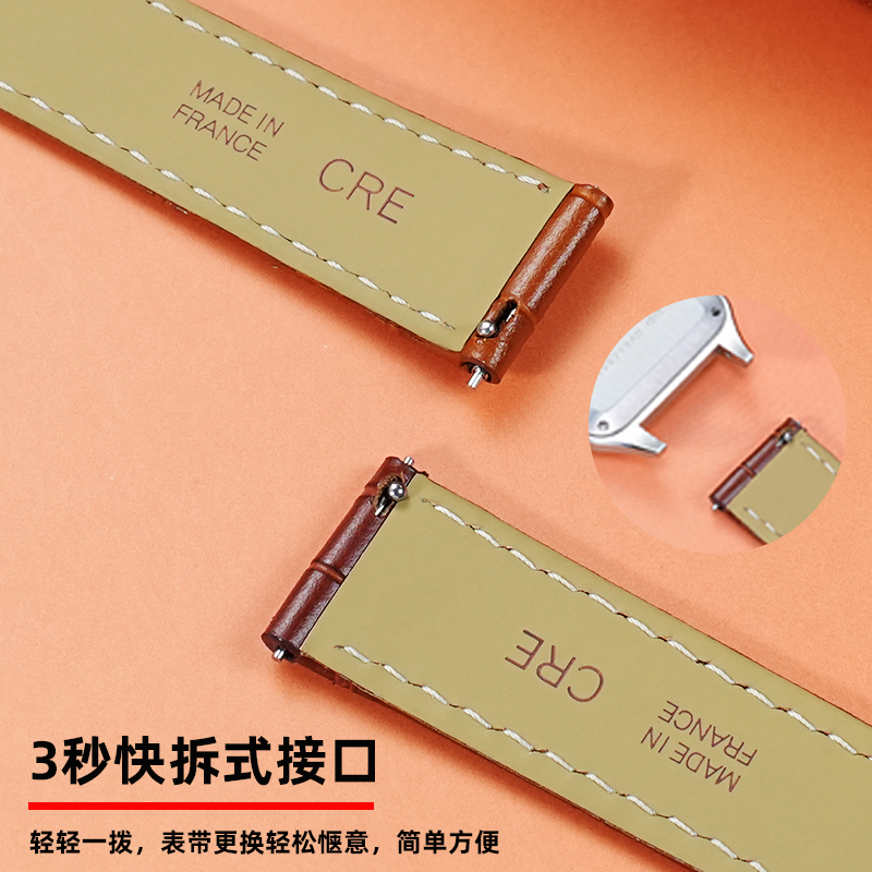 15mm 17mm 18mm 20mm Genuine Le - Leather Strap Quick Release recensie en prijs