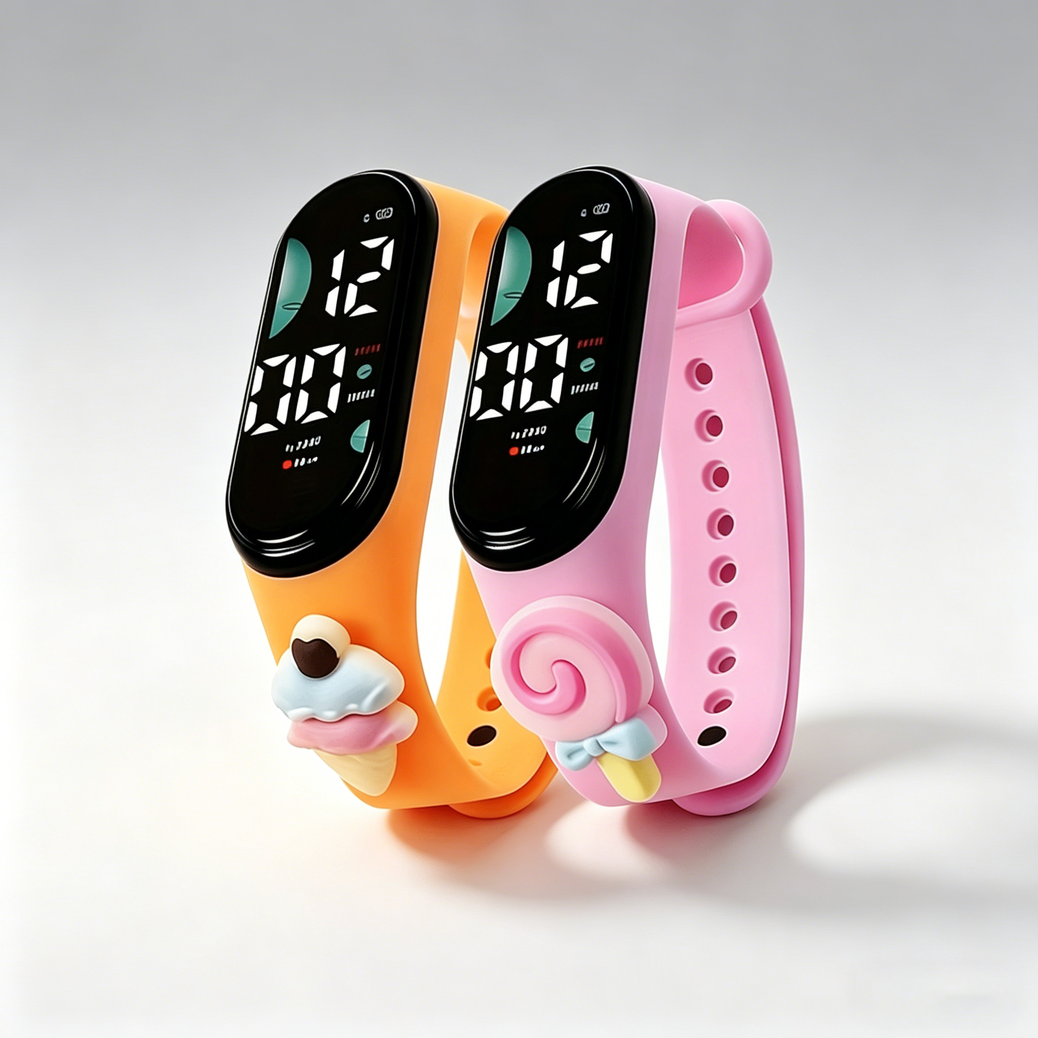 Cute 3D Cartoon Digital Watch  - Silicone Band Women recensie en prijs