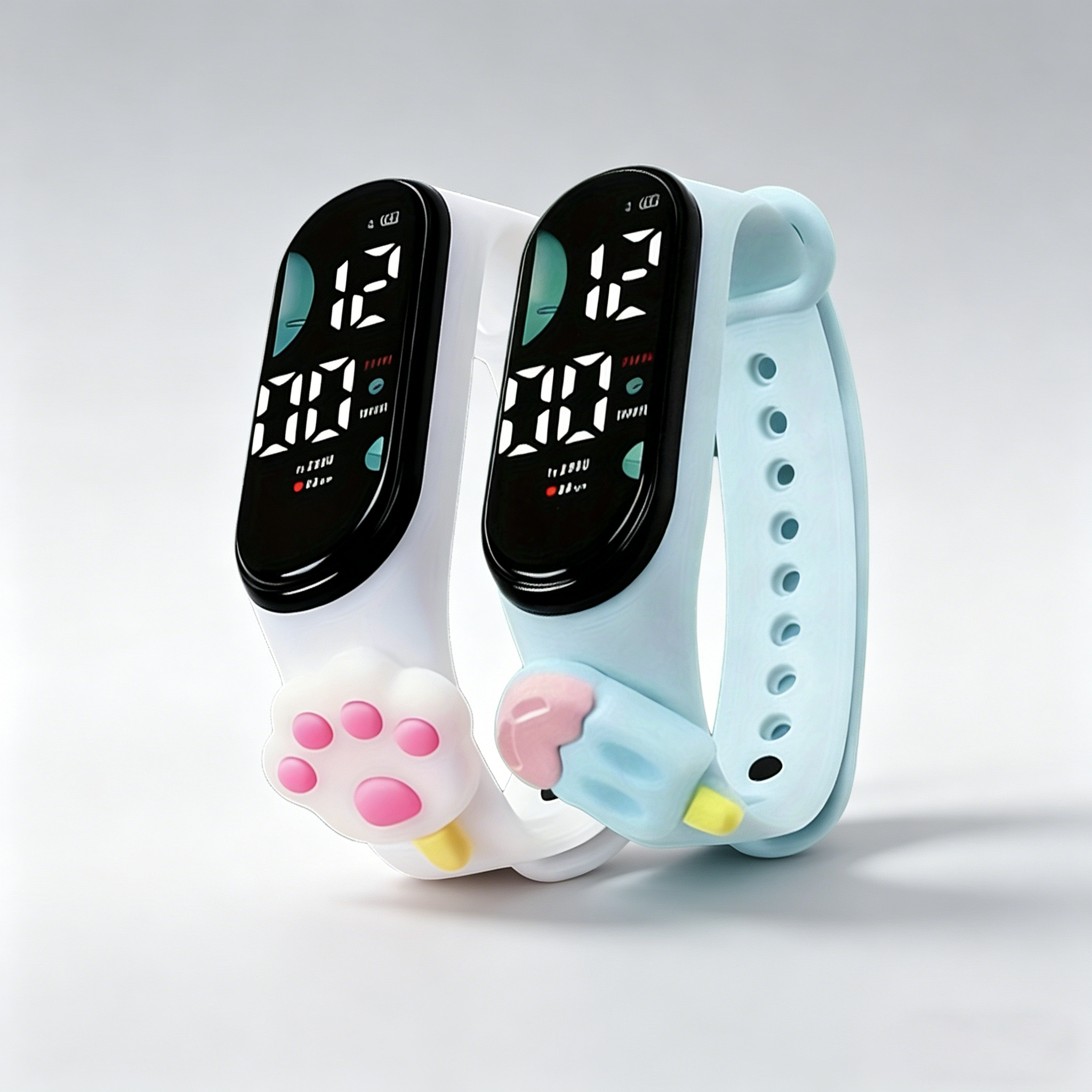Cute 3D Cartoon Digital Watch  - Silicone Band Women recensie en prijs