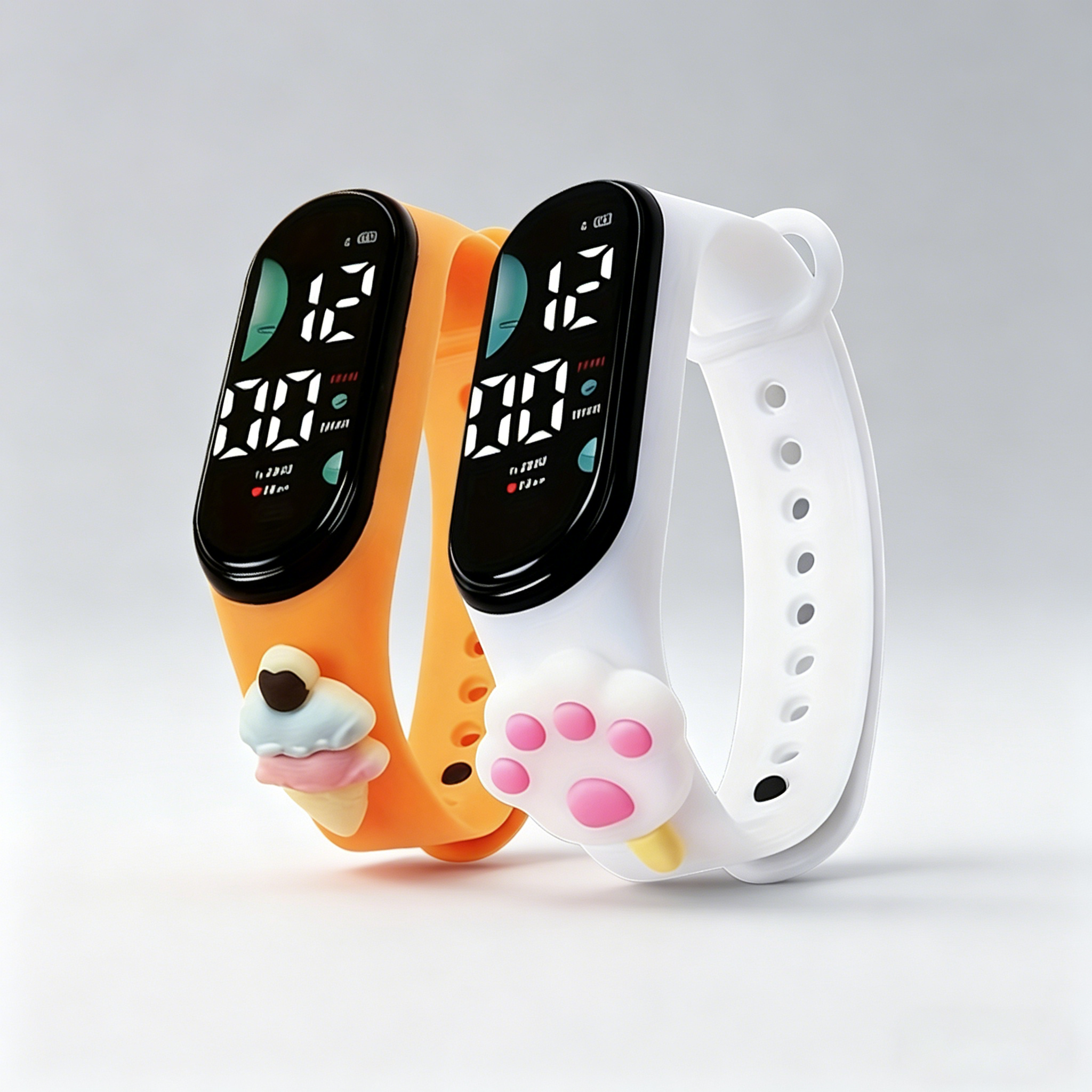 Cute 3D Cartoon Digital Watch  - Silicone Band Women recensie en prijs