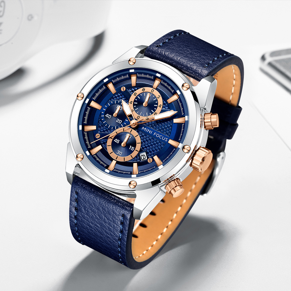 MINI FOCUS Business Quartz Wat - Leather Watch Band Men recensie en prijs
