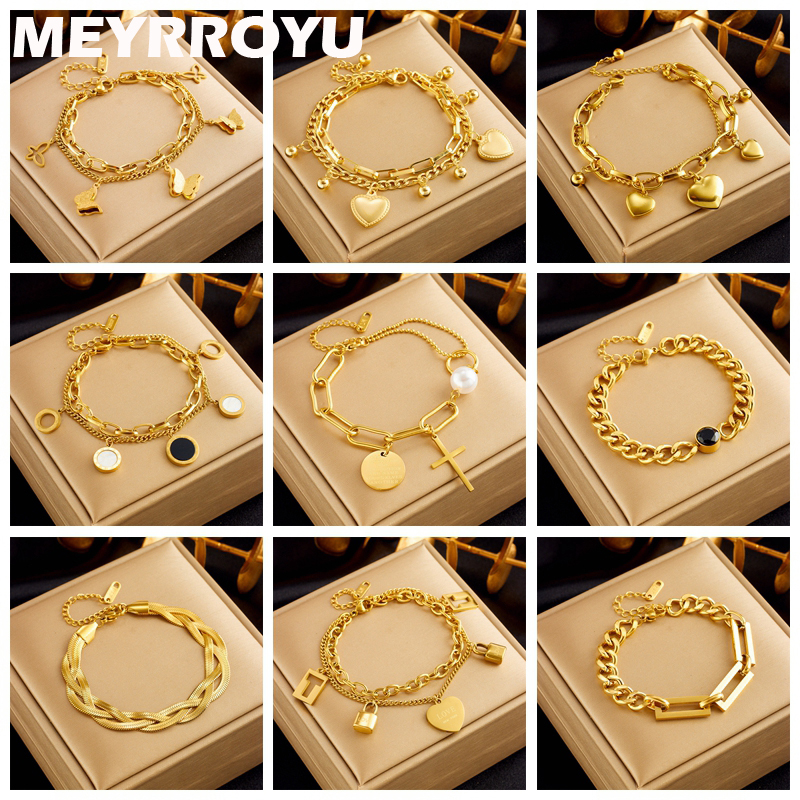 MEYRROYU 316 Stainless Steel B - Butterfly Clasp Deployant recensie en prijs