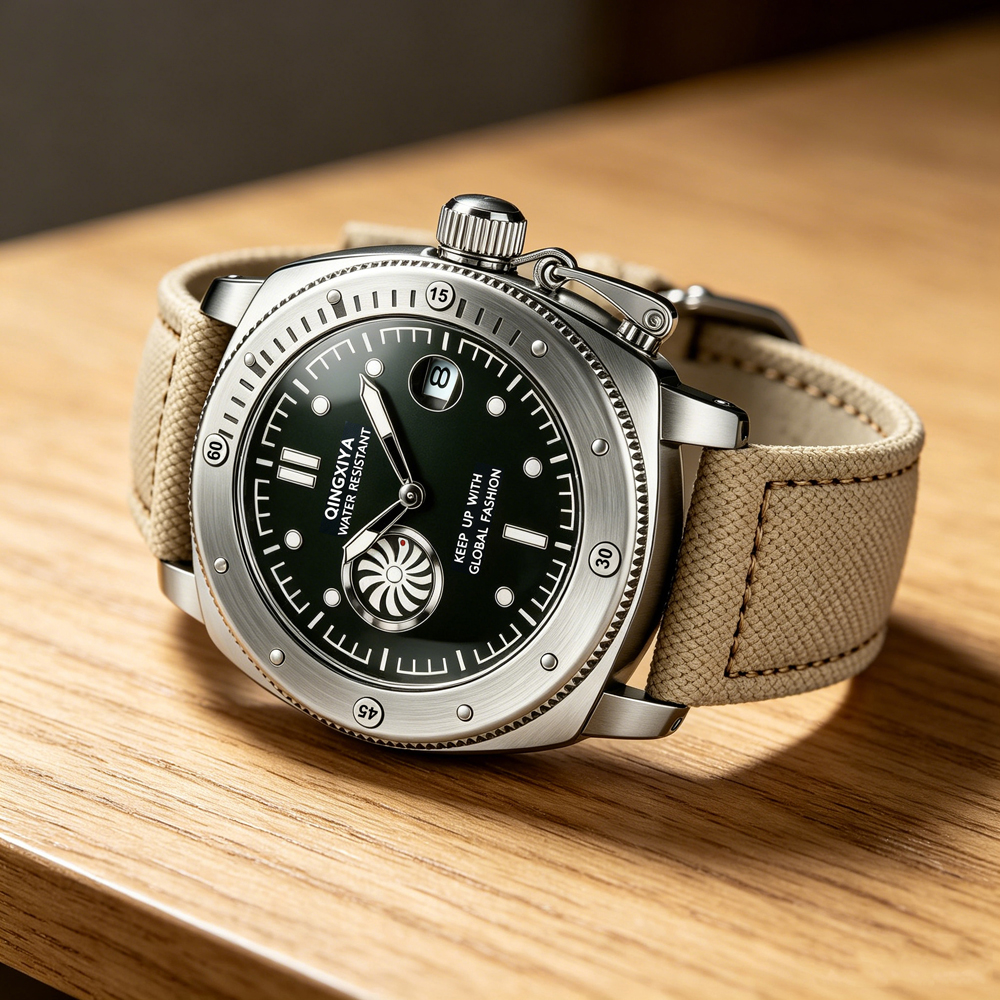 QINGXIYA Brand Original New Fa - Canvas Strap Watch recensie en prijs
