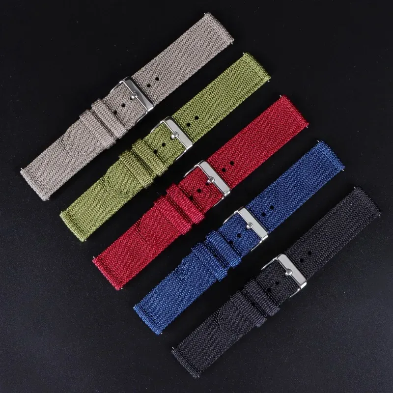 18 20 22 24mm Nylon Canvas Str - Nato Strap Nylon recensie en prijs