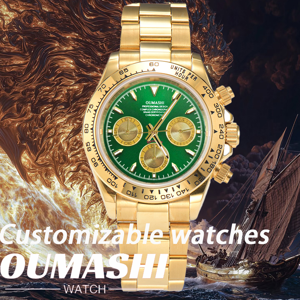 Customized 39mm VK63 Watch Men - Stainless Bracelet Diver recensie en prijs