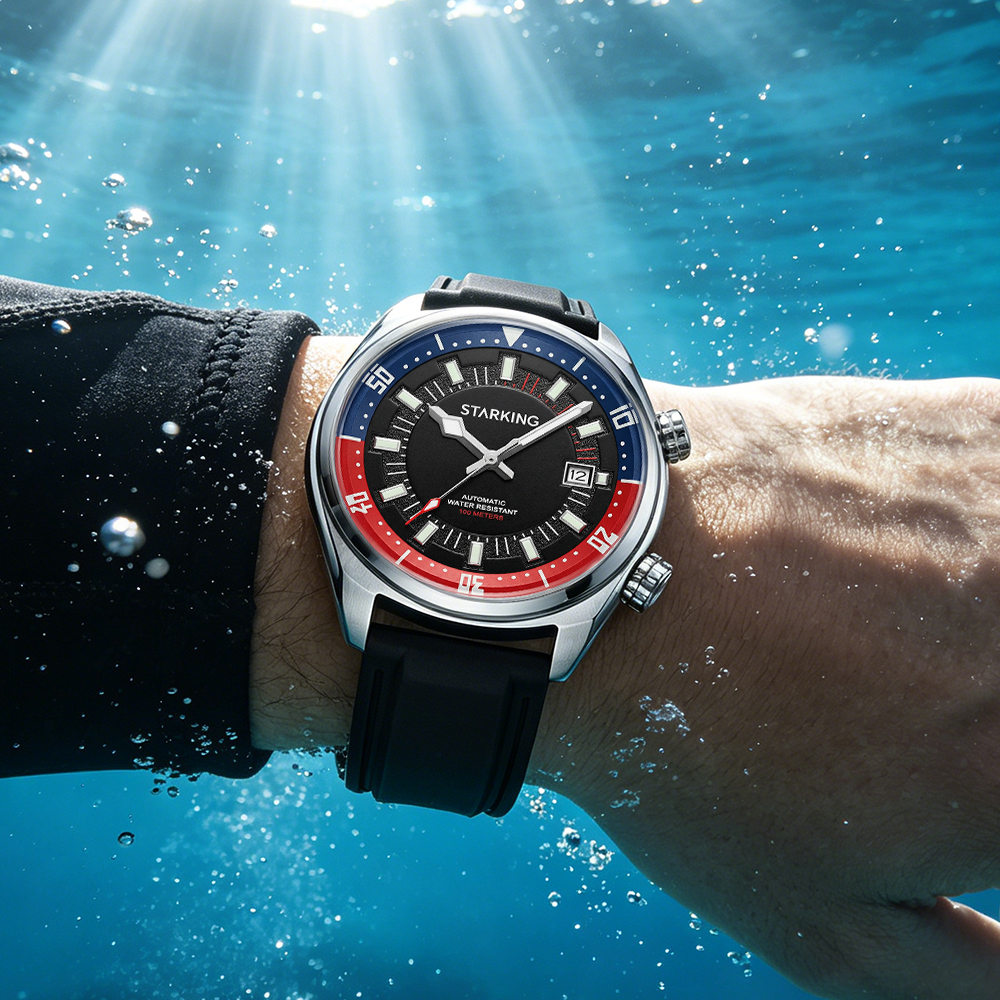 STARKING Men's Automatic 8215  - Rubber Strap Diver recensie en prijs