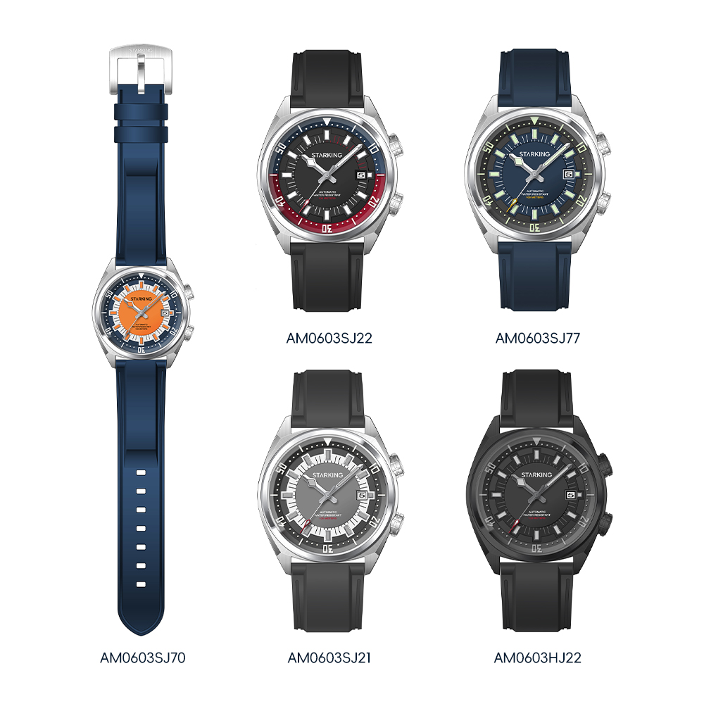 STARKING Men's Automatic 8215  - Rubber Strap Diver recensie en prijs