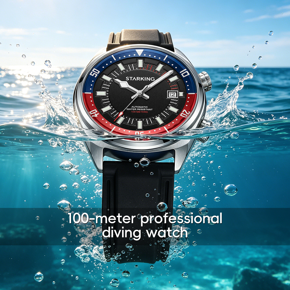 STARKING Men's Automatic 8215  - Rubber Strap Diver recensie en prijs