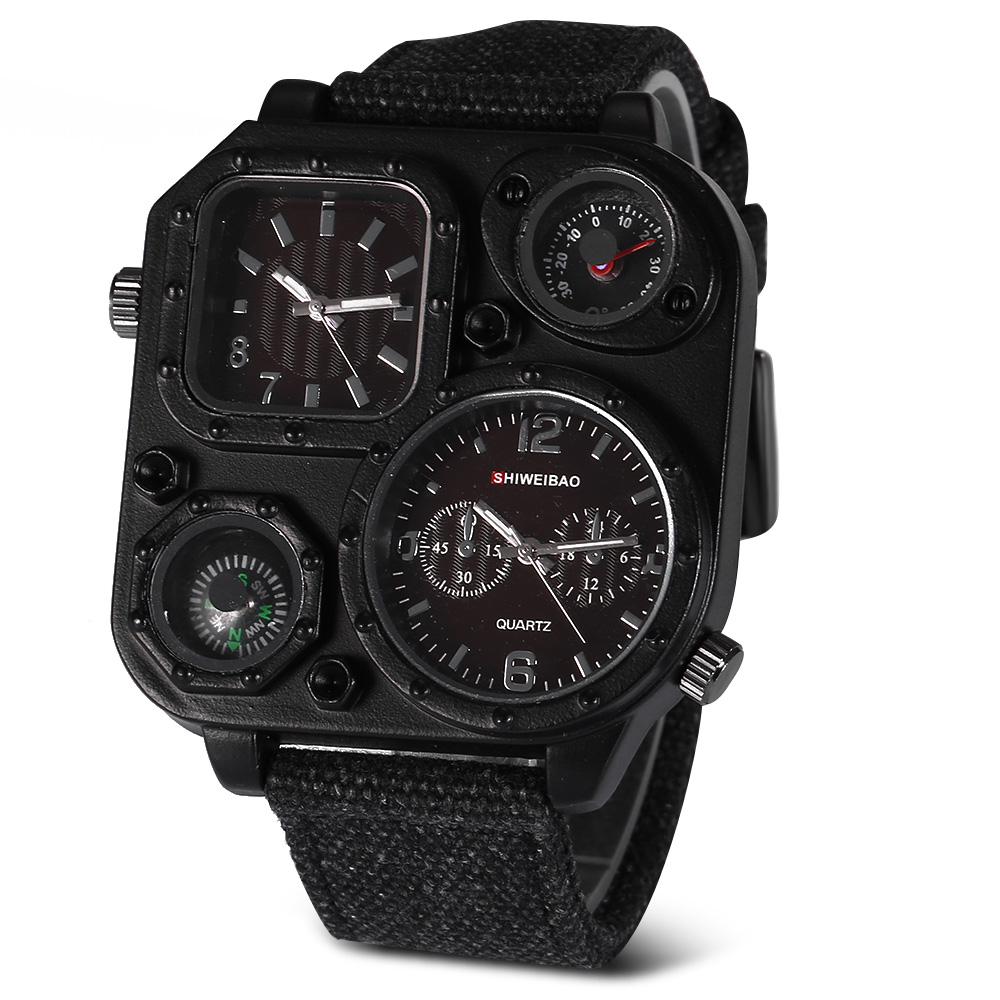 Quartz Mens Watches Top Brand  - Canvas Strap Watch recensie en prijs