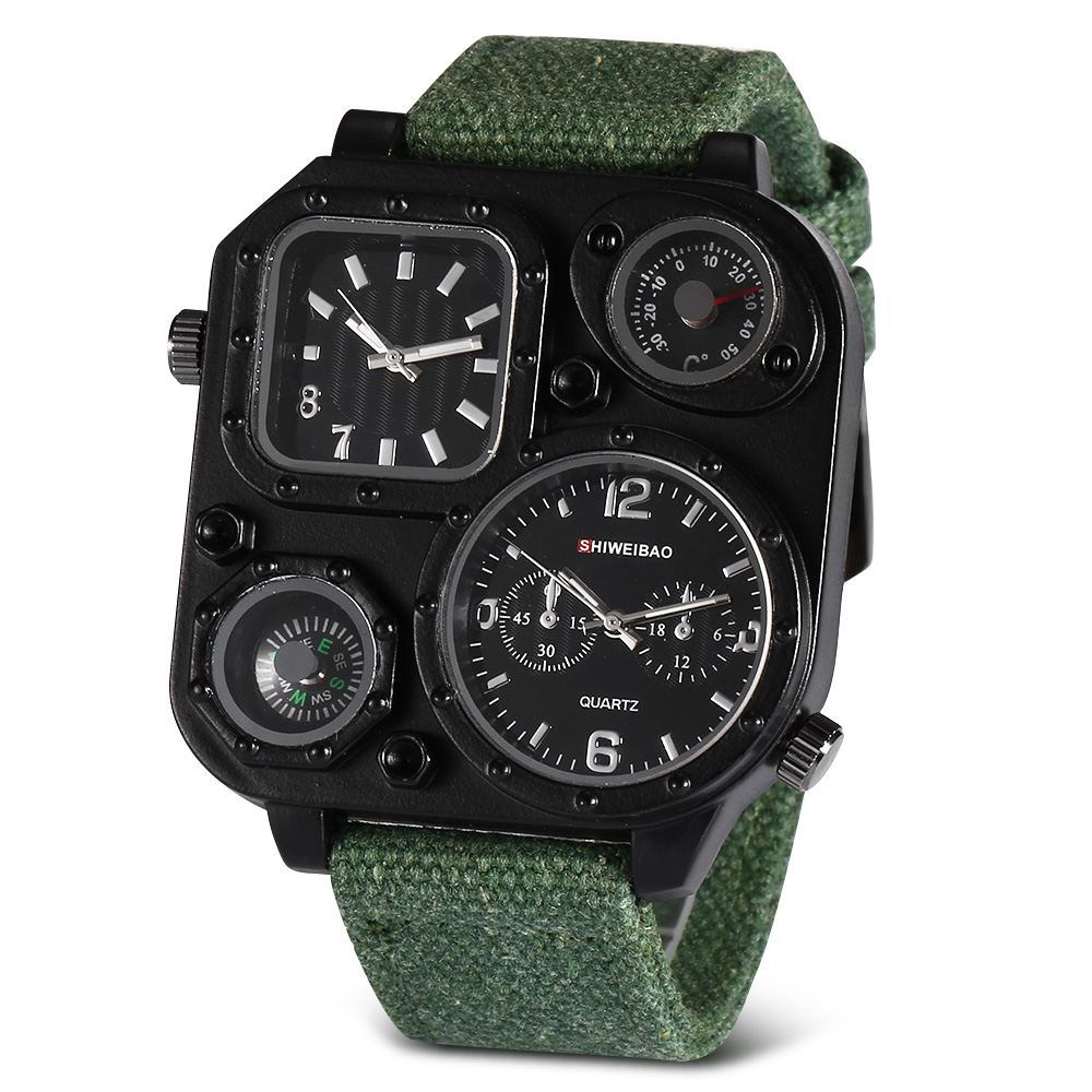 Quartz Mens Watches Top Brand  - Canvas Strap Watch recensie en prijs