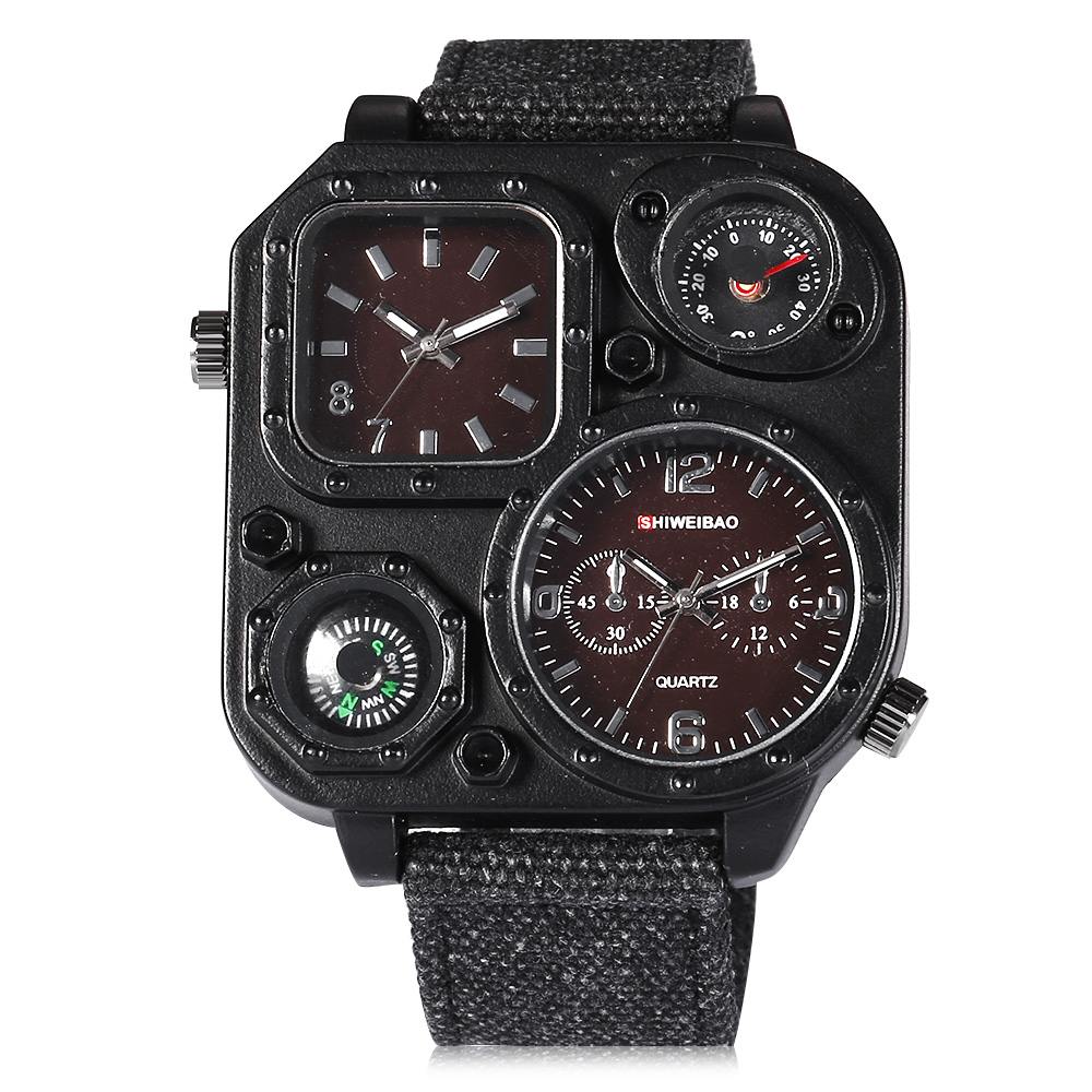 Quartz Mens Watches Top Brand  - Canvas Strap Watch recensie en prijs