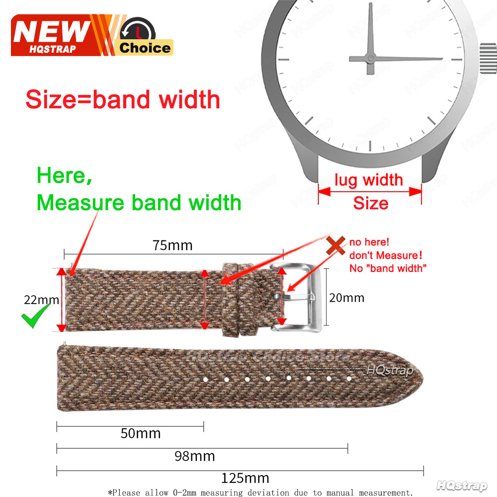 18mm 20mm 22mm Tweed Nylon Str - Leather Strap Quick Release recensie en prijs