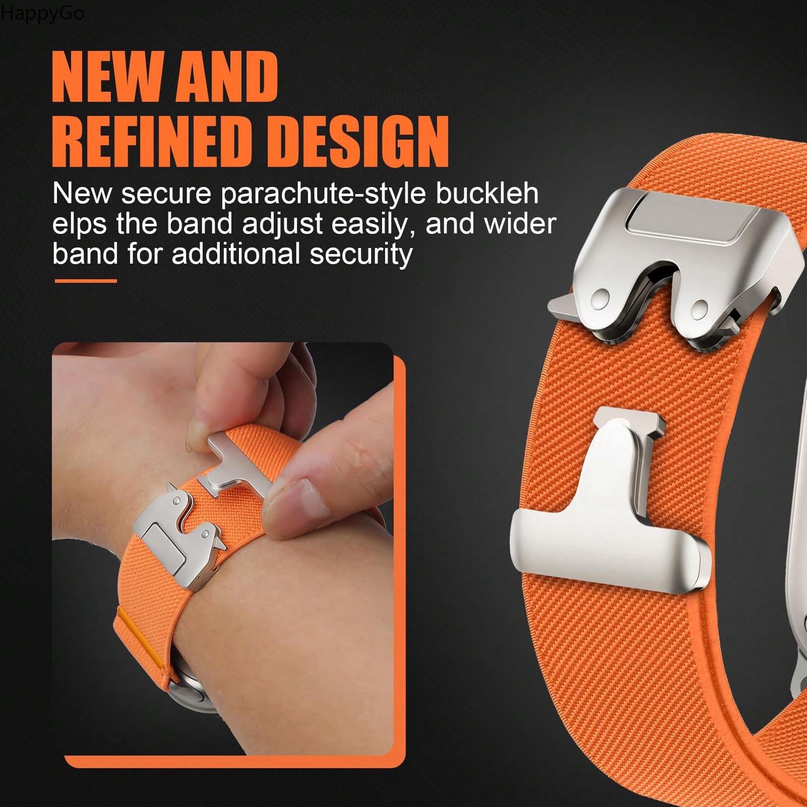 Wide Stretchy Nylon Wrist Stra - Parachute Strap Elastic recensie en prijs