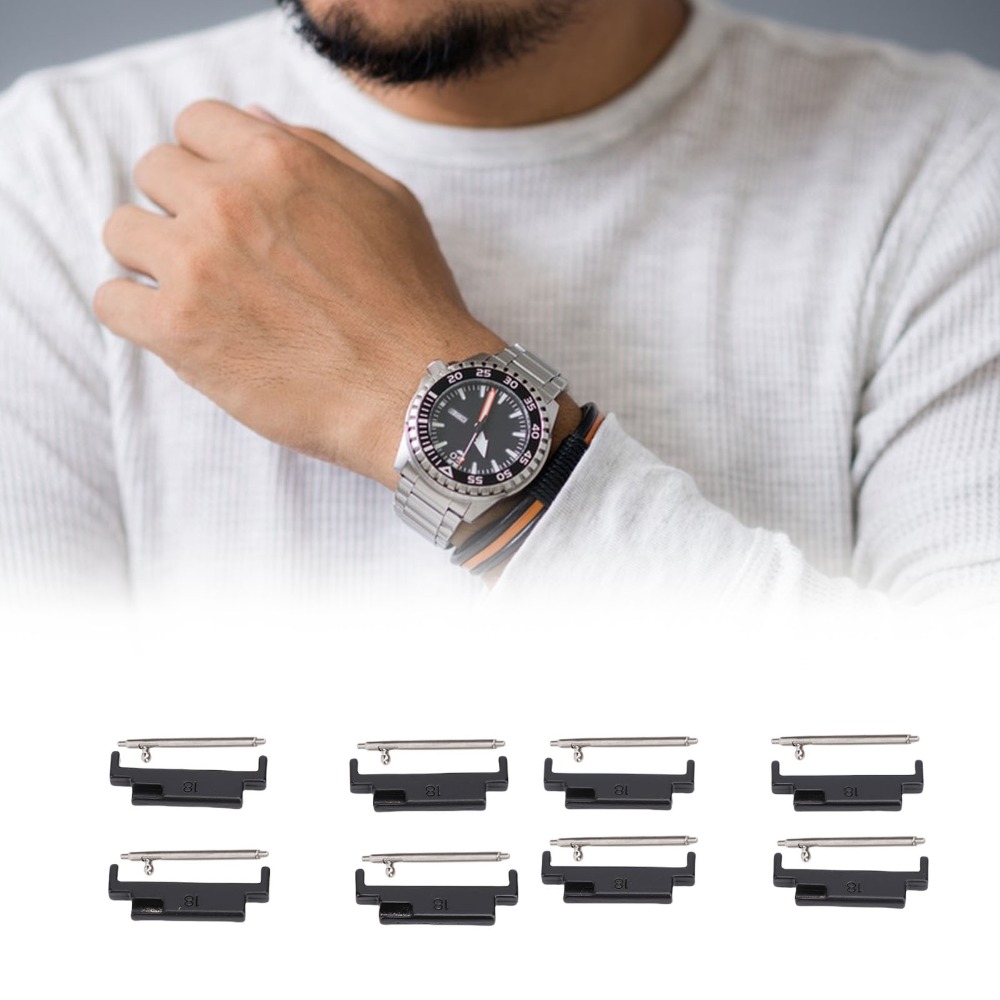 4 Pairs Metal Metal Watch Band - Strap Change Adapter recensie en prijs