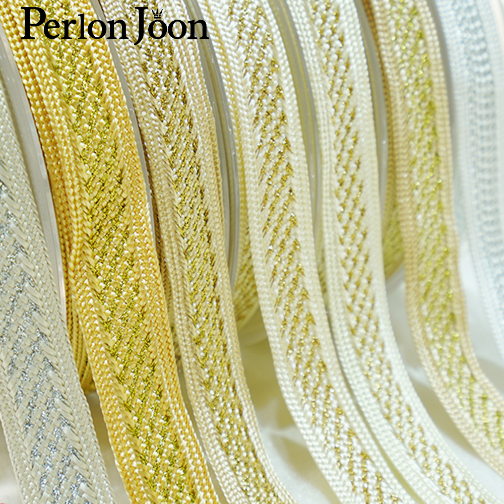 10yards/lot  gold thread polye - Perlon Strap Woven recensie en prijs