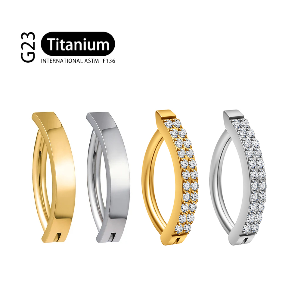 G23 Titanium Piercing 14G Doub - Curved Spring Bar recensie en prijs