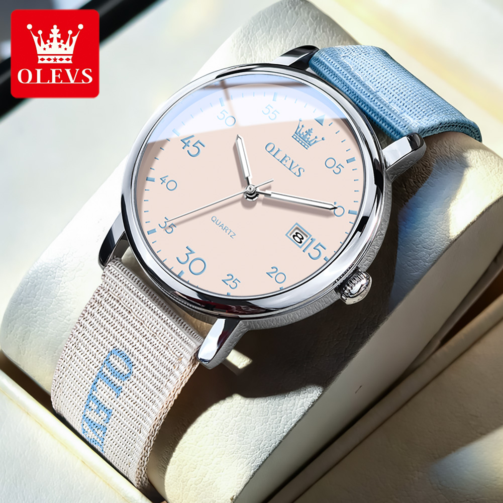 OLEVS Brand New Fashion Retro  - Canvas Strap Watch recensie en prijs