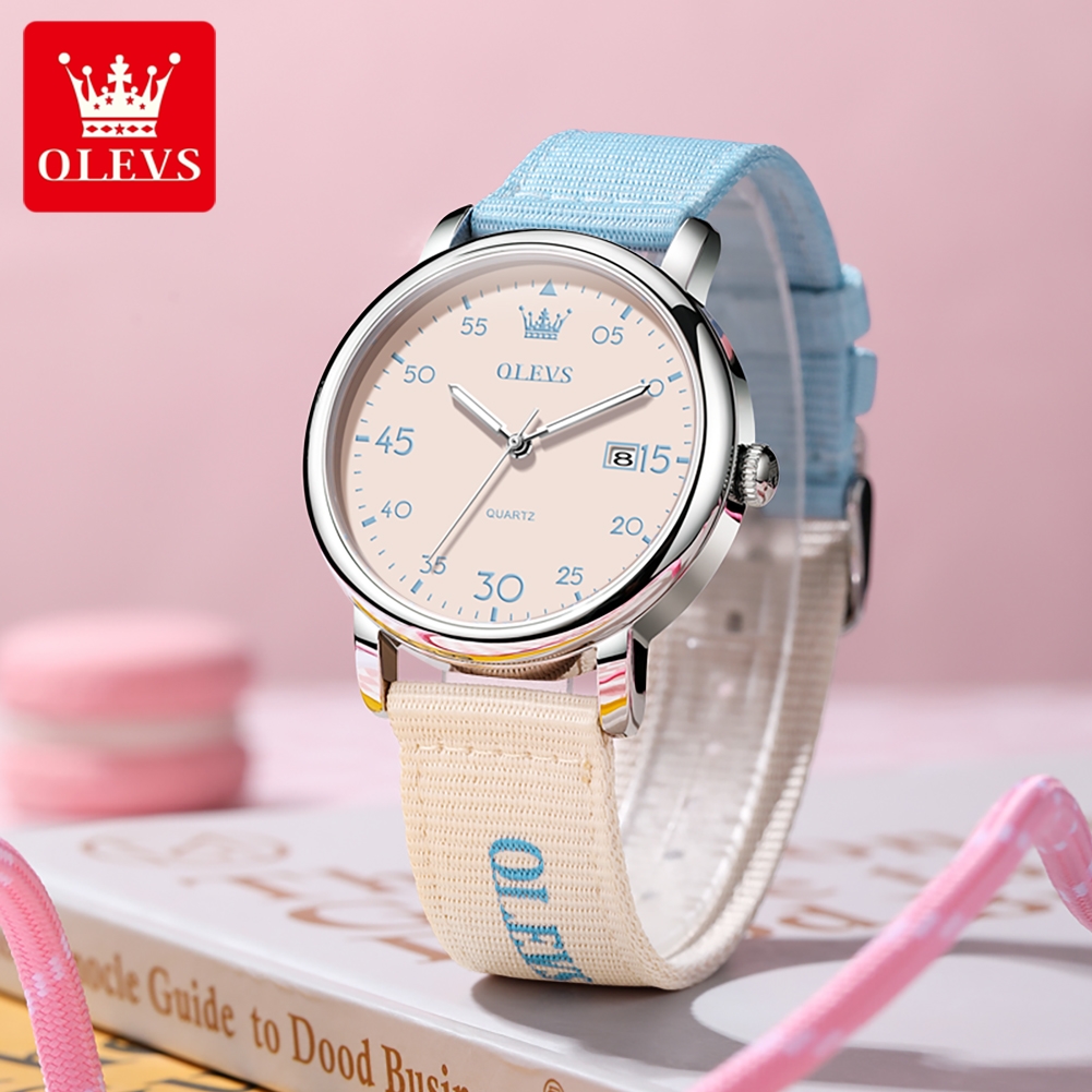 OLEVS Brand New Fashion Retro  - Canvas Strap Watch recensie en prijs