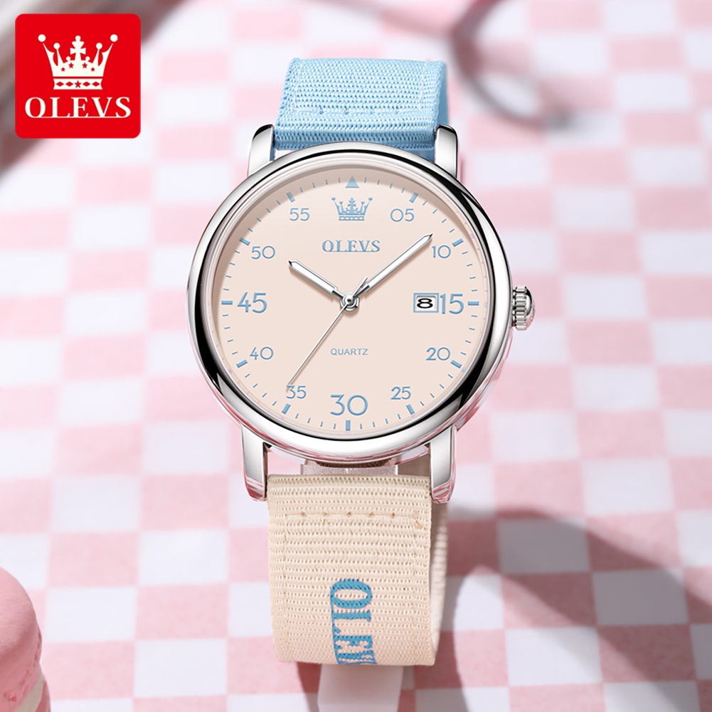 OLEVS Brand New Fashion Retro  - Canvas Strap Watch recensie en prijs