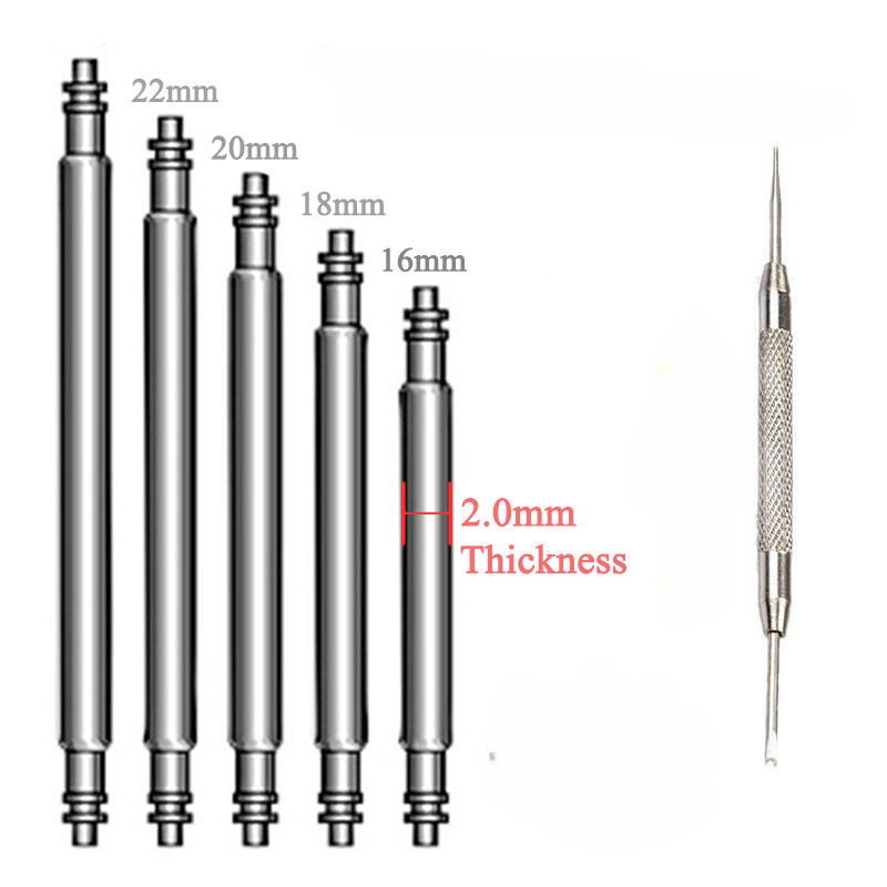 15pcs Watch Band Pin 2.0mm Dia - Spring Bar Tool Set recensie en prijs
