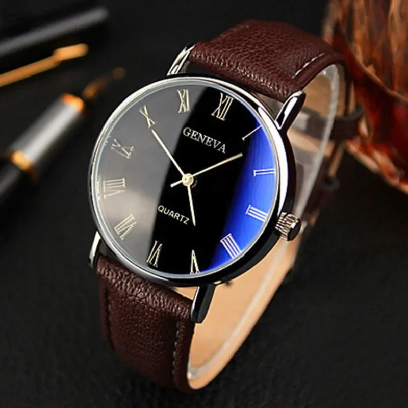 Famous Brand Men Quartz Watch  - Leather Watch Band Men recensie en prijs