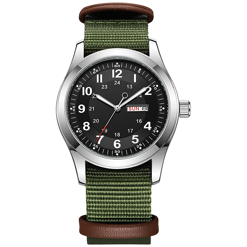 2026 Men's 42mm Watch Glow in  - Canvas Strap Watch recensie en prijs