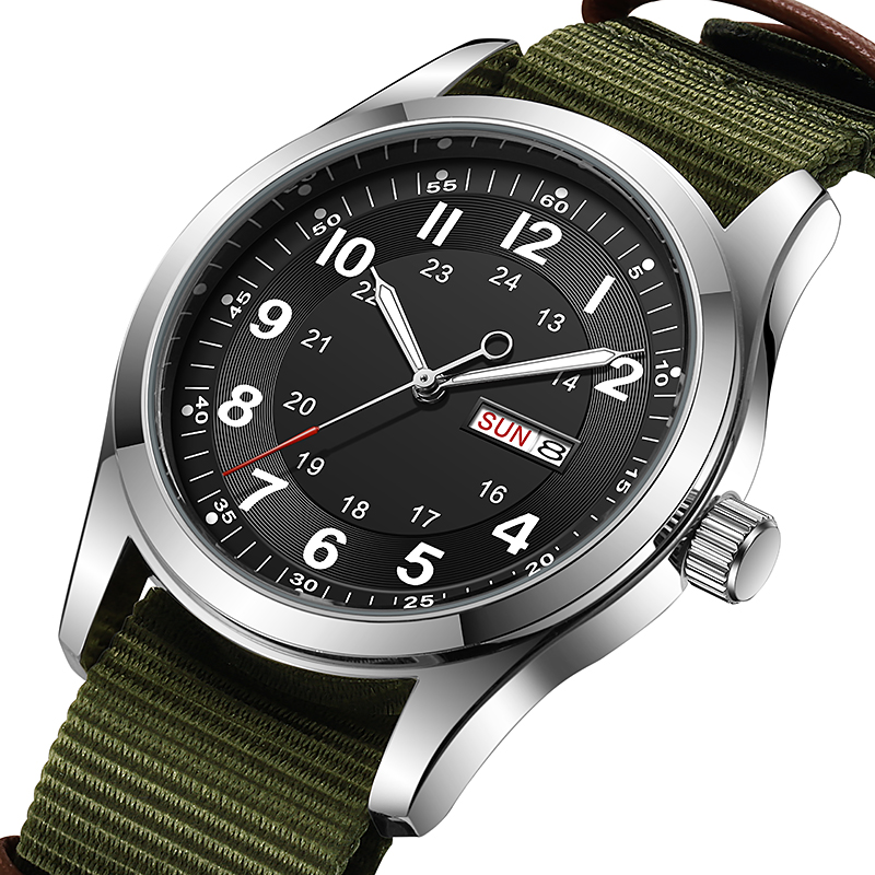 2026 Men's 42mm Watch Glow in  - Canvas Strap Watch recensie en prijs