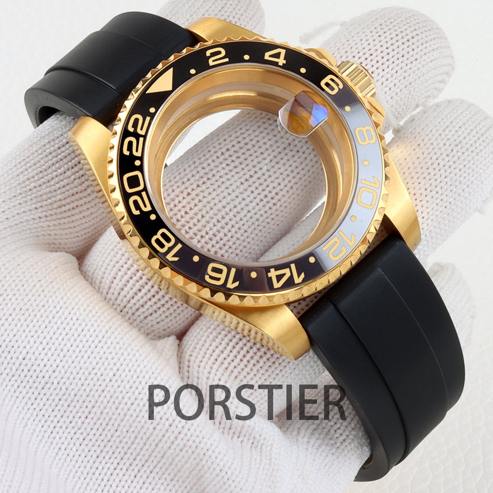 40mm Diver Watch Case for SUB  - Rubber Strap Diver recensie en prijs