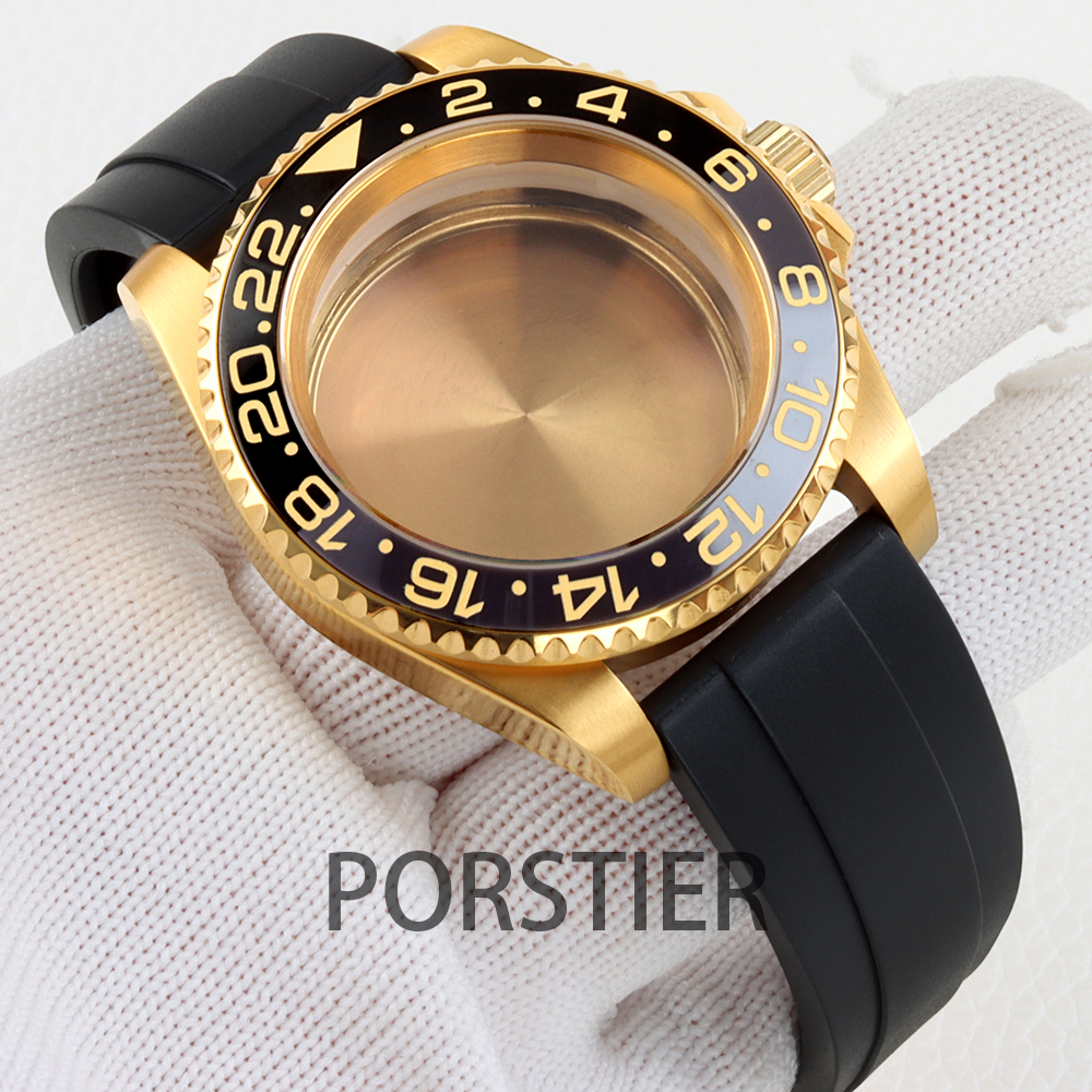 40mm Diver Watch Case for SUB  - Rubber Strap Diver recensie en prijs