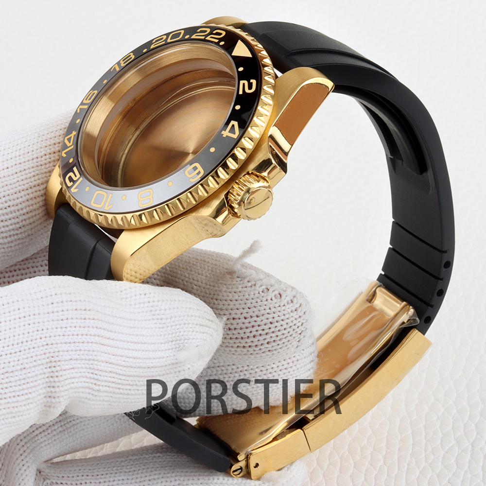 40mm Diver Watch Case for SUB  - Rubber Strap Diver recensie en prijs