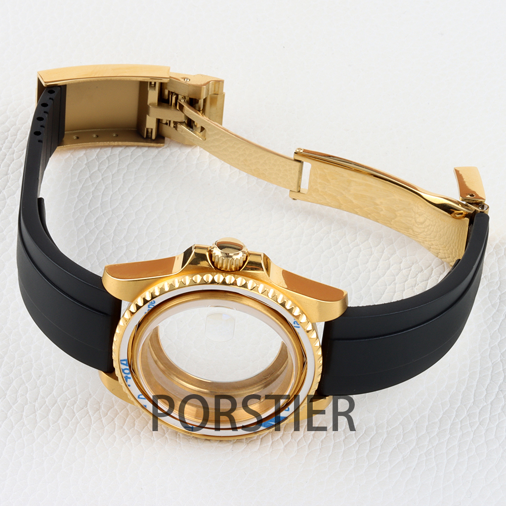 40mm Diver Watch Case for SUB  - Rubber Strap Diver recensie en prijs