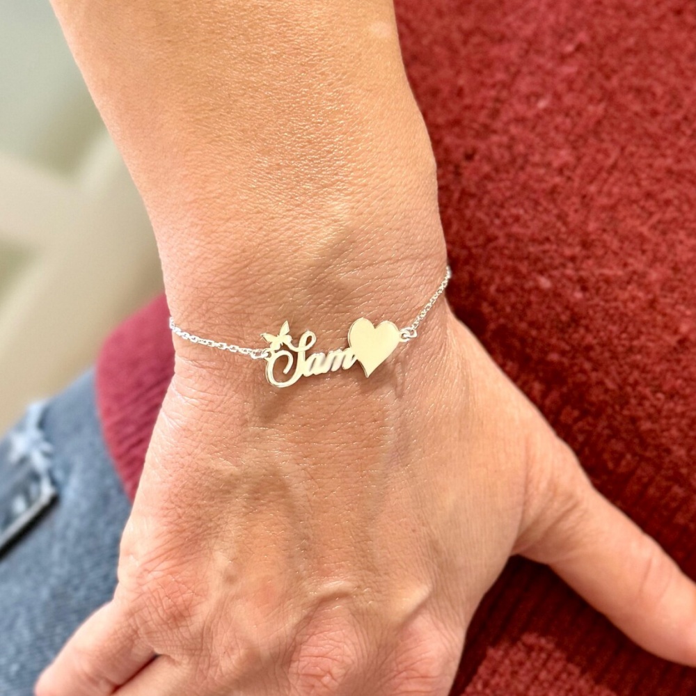 Custom Butterfly Name Bracelet - Butterfly Clasp Deployant recensie en prijs